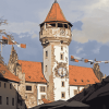 Blaser Tower Ravensburg Landmark Diamond Painting