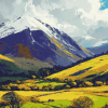 Blencathra Mountain Landscapes Diamond Painting