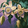 Blossoming Passionflower Diamond Painting