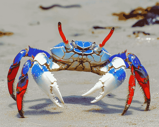 Blue Crab Animal Diamond Painting