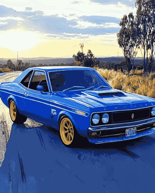 Blue Xb Gt Falcon Vehicles Diamond Painting