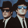 Blues Brothers Movie Characters Diamond Painting