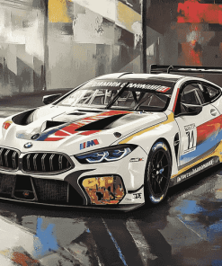 Bmw M8 Gte Engines Diamond Painting