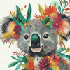 Bohemian Koala Diamond Painting