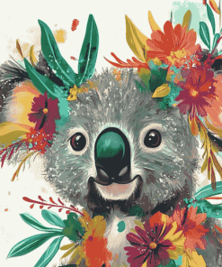 Bohemian Koala Diamond Painting