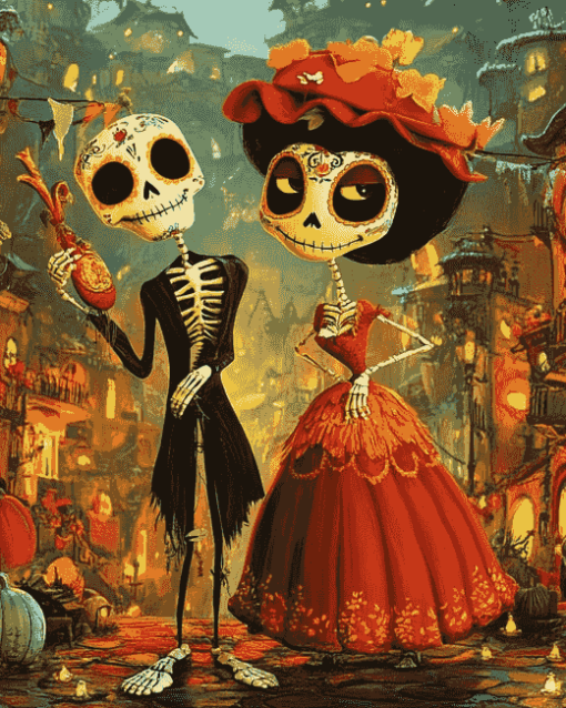 Book of Life Animation Theme Diamond Painting