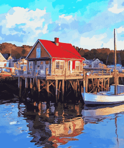 Boothbay Coastal Landscape Diamond Painting