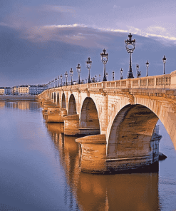 Bordeaux Pont De Pierre France Diamond Painting