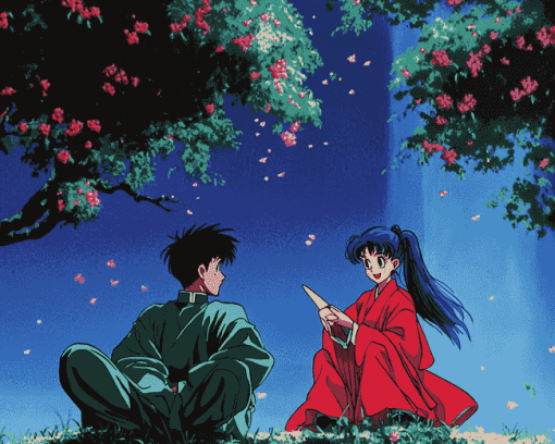 Botan and Yusuke YuYu Hakusho Diamond Painting