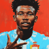 Boubacar Kamara Footballer Diamond Painting