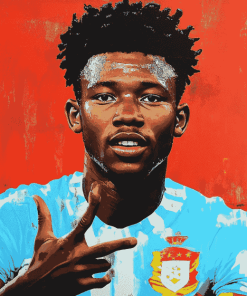 Boubacar Kamara Footballer Diamond Painting