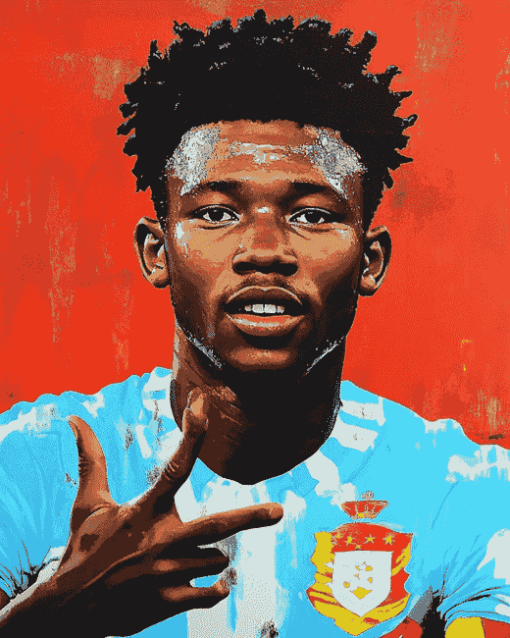 Boubacar Kamara Footballer Diamond Painting