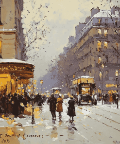 Boulevard Capucines Edouard Cortes Diamond Painting