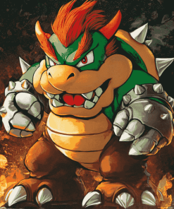 Bowser Anime Character Diamond Painting