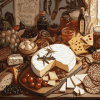 Breakfast Cheese Board Diamond Painting