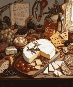 Breakfast Cheese Board Diamond Painting