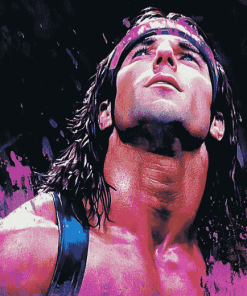 Bret Hart Legendary Wrestler Diamond Painting