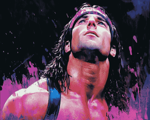 Bret Hart Legendary Wrestler Diamond Painting