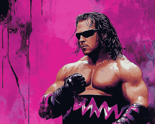 Bret Hart WWE Champion Diamond Painting