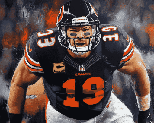 Brian Urlacher Football Legend Diamond Painting