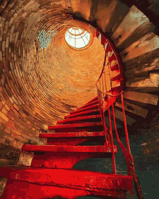 Brick Lighthouse Wonders Diamond Painting