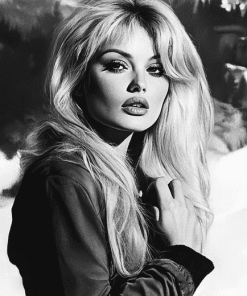 Bridget Bardot Monochrome Diamond Painting