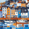 Brixham Buildings Diamond Painting