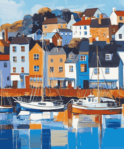 Brixham Buildings Diamond Painting