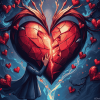 Broken Heart Fantasy Diamond Painting