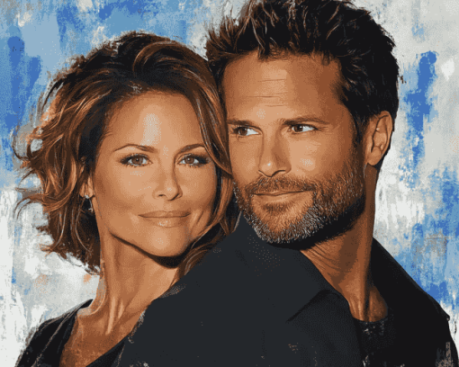 Brooke Burke and David Charvet Celebrity Diamond Painting