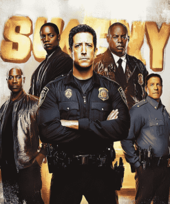 Brooklyn Nine Nine TV Show Diamond Painting