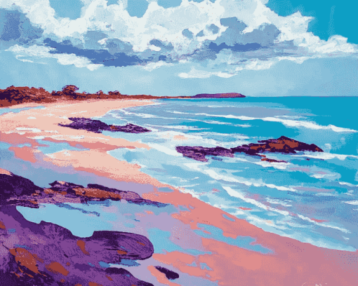 Broome Australia Seascape Diamond Painting