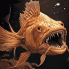 Brown Anglerfish Diamond Painting