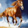 Brown Horse Diamond Painting