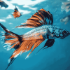 Brown Sailfish Fish Diamond Painting