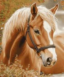 Brown Welsh Pony Horse Diamond Painting