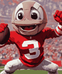 Brutus Buckeye Animation Diamond Painting