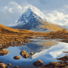 Buachaille Etive Mor Scenic Mountain Diamond Painting