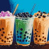 Bubble Tea Inspired Diamond Painting