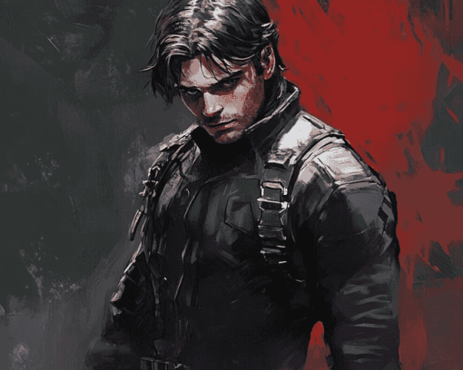 Bucky Barnes Avengers Diamond Painting