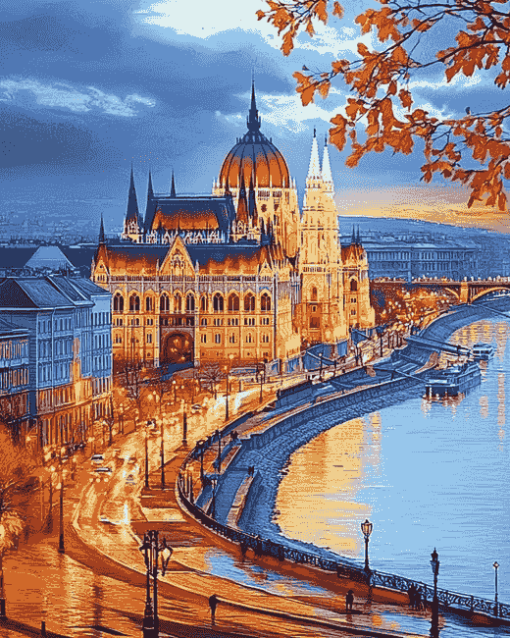 Budapest Cityscape Diamond Painting