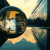 Building Glass Globe Reflections Diamond Painting