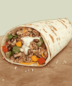 Burrito Artistry Diamond Painting