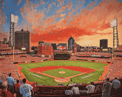 Busch Stadium Sports Diamond Painting