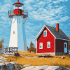 Cabot Head Lighthouse Beacons Diamond Painting