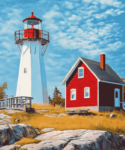 Cabot Head Lighthouse Beacons Diamond Painting