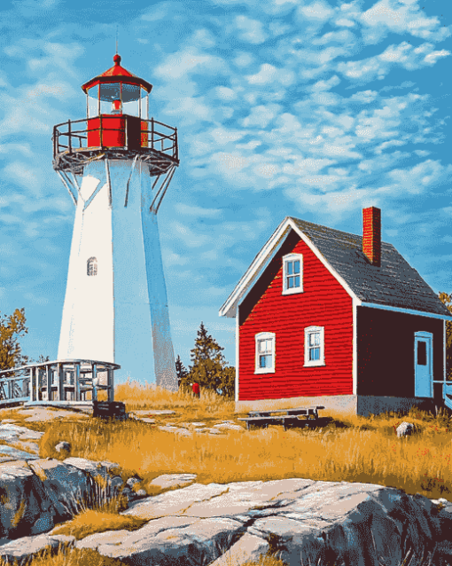 Cabot Head Lighthouse Beacons Diamond Painting