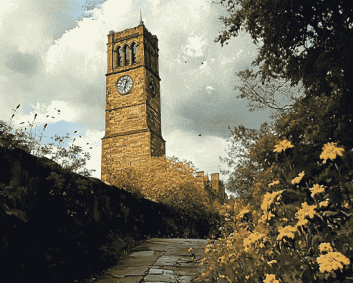 Cabot Tower Bristol Scenic Diamond Painting