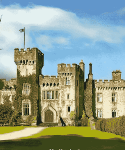 Cabra Castle Ireland Historic Sight Diamond Painting