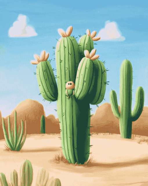 Cactuar Animation Diamond Painting